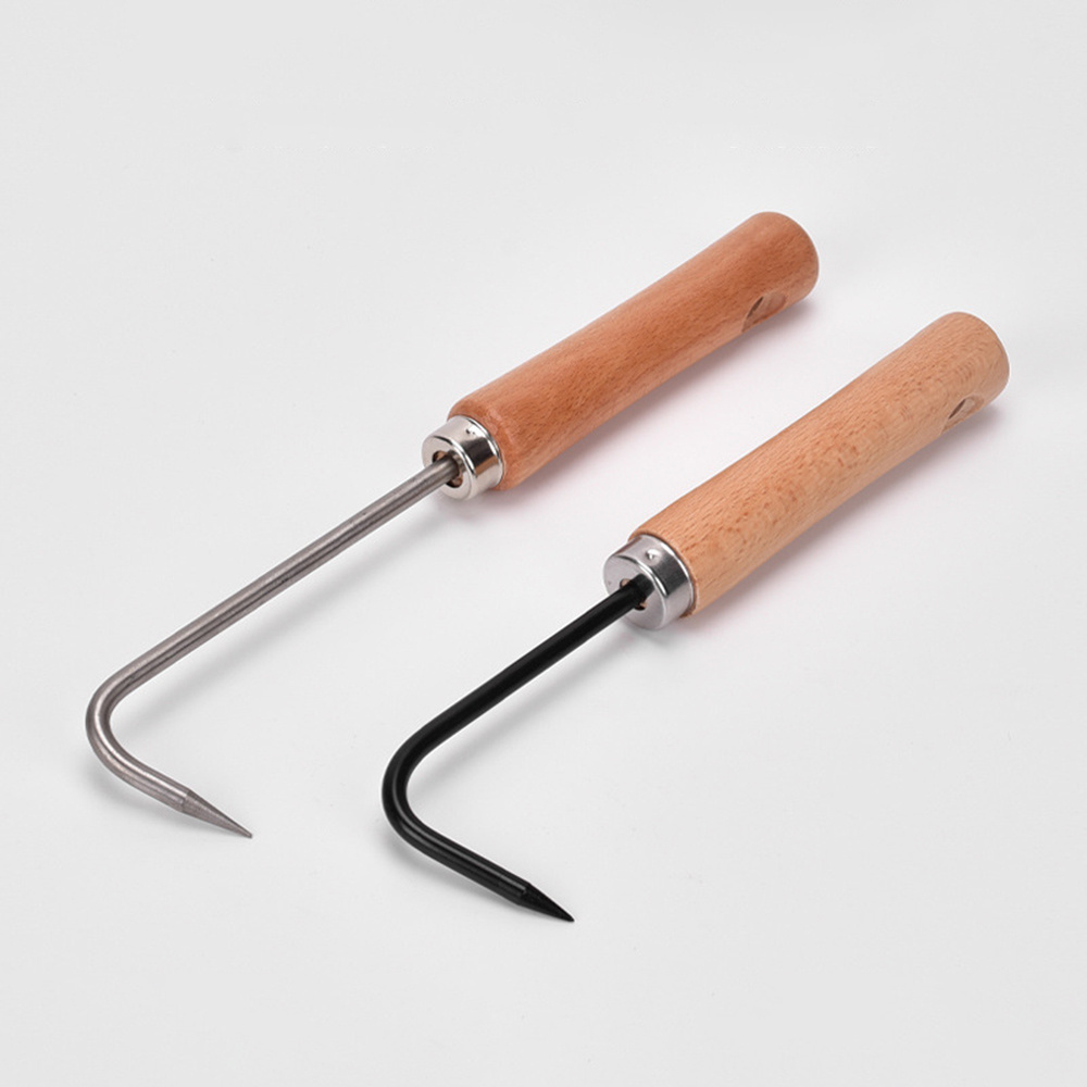 Root Hook Tool - 1 stuk wiedgereedschap, enkelklauwhaak, grondlosmaakgereedschap, wortelhaak,