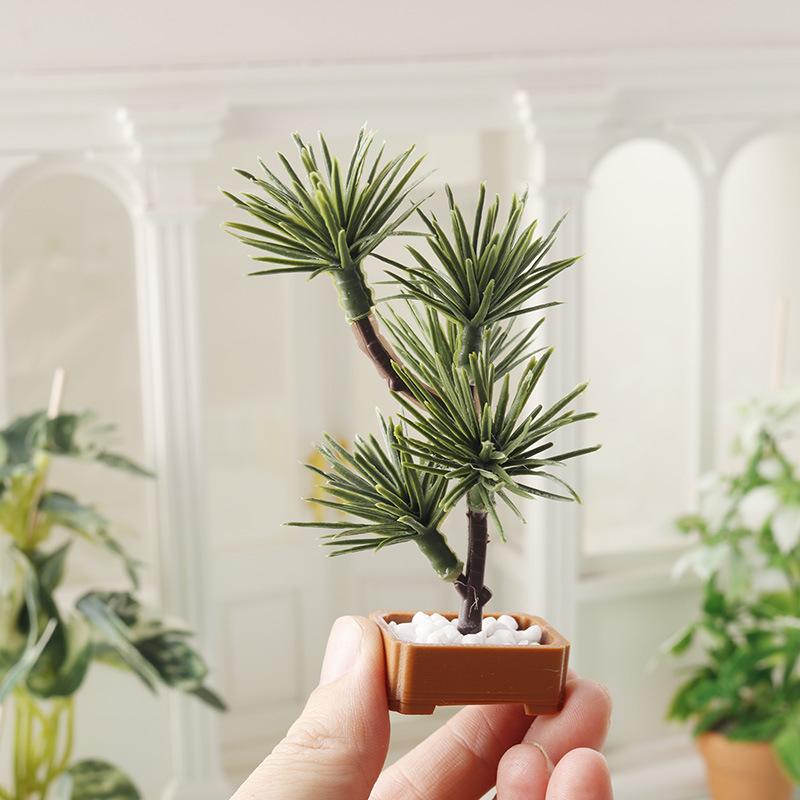 Landscape Bonsai Garden - 1 Stuks 1/12 Poppenhuis Simulatie Pijnboom
