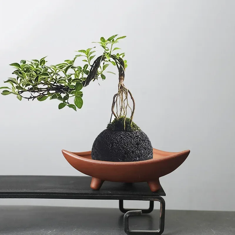 Japanese Garden Bonsai - Gepersonaliseerde Keramische Bloempotten Voor Bamboe Indoor