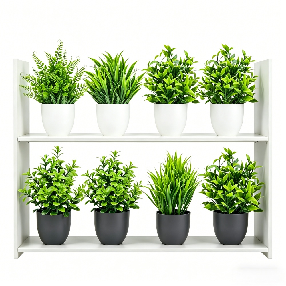 Bonsai Garden Mini - 4 stks/set Mini Kunstplanten Ingemaakte Binnen-