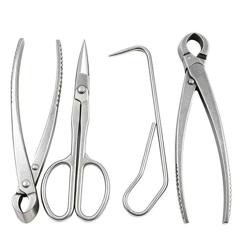 Root Hook Tool - ALIM-Bonsai Gereedschapset, 4-delige Bonsai Gereedschapset -