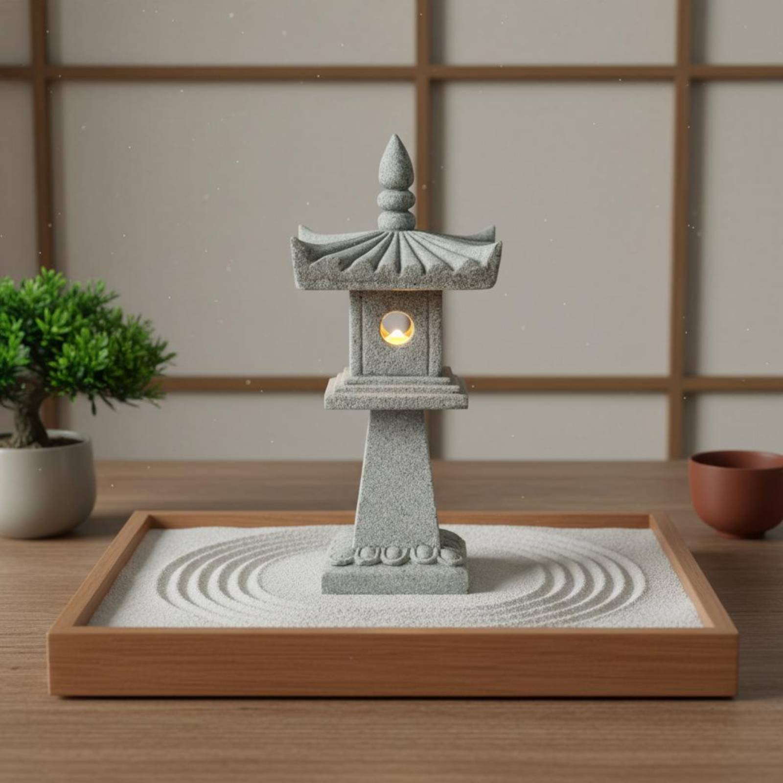 Miniatuur stenen lantaarn anti - Japanese Garden Bonsai recensie en prijs