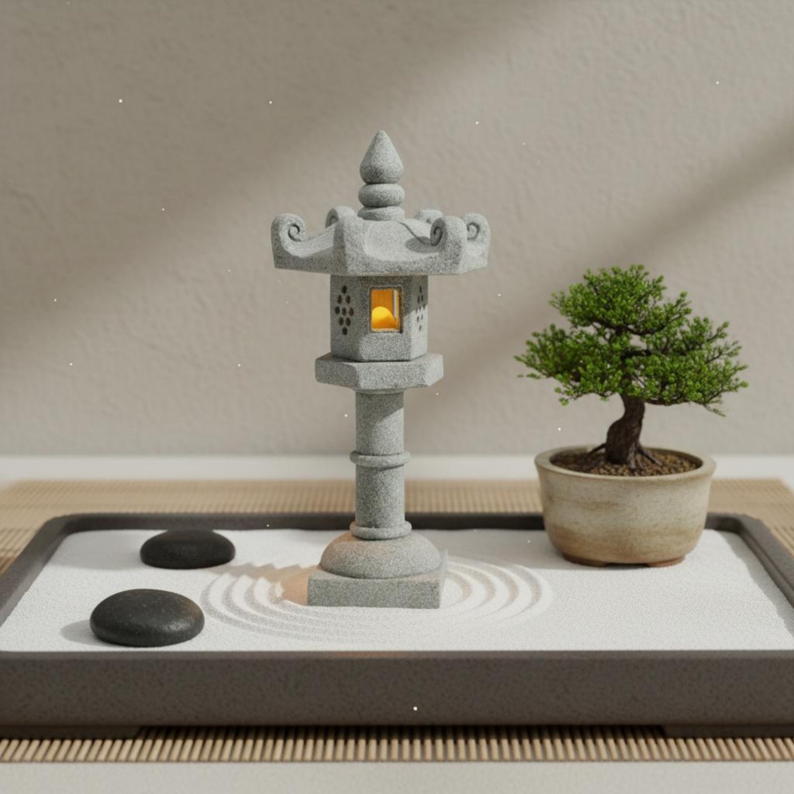 Miniatuur stenen lantaarn anti - Japanese Garden Bonsai recensie en prijs