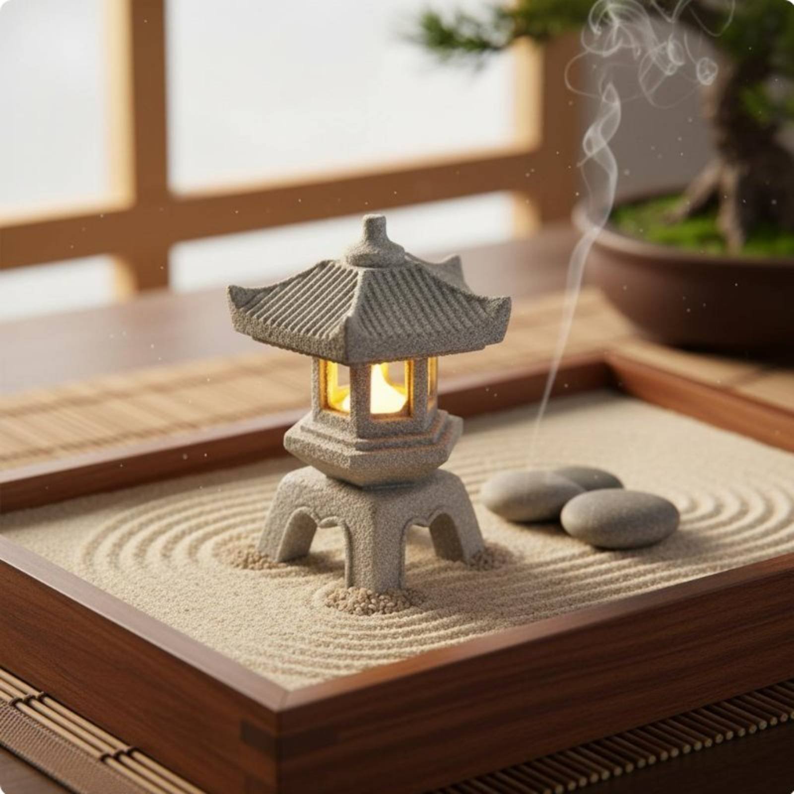 Miniatuur stenen lantaarn anti - Japanese Garden Bonsai recensie en prijs