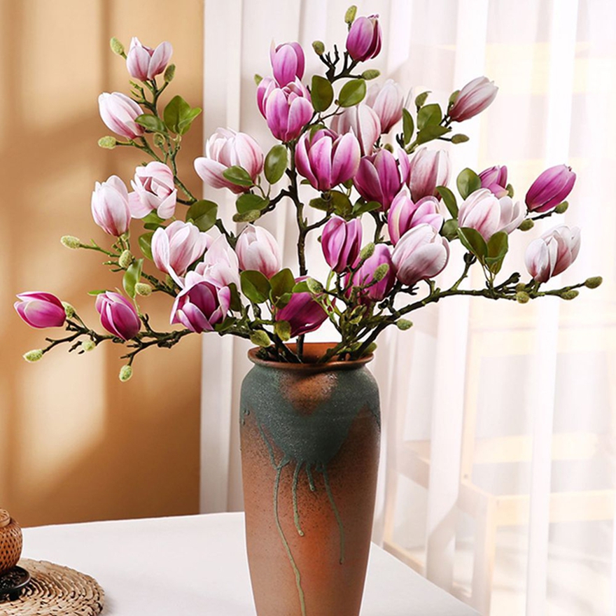 Kunstbloemen Zijde Magnolia Bo - Bonsai Garden Photos recensie en prijs