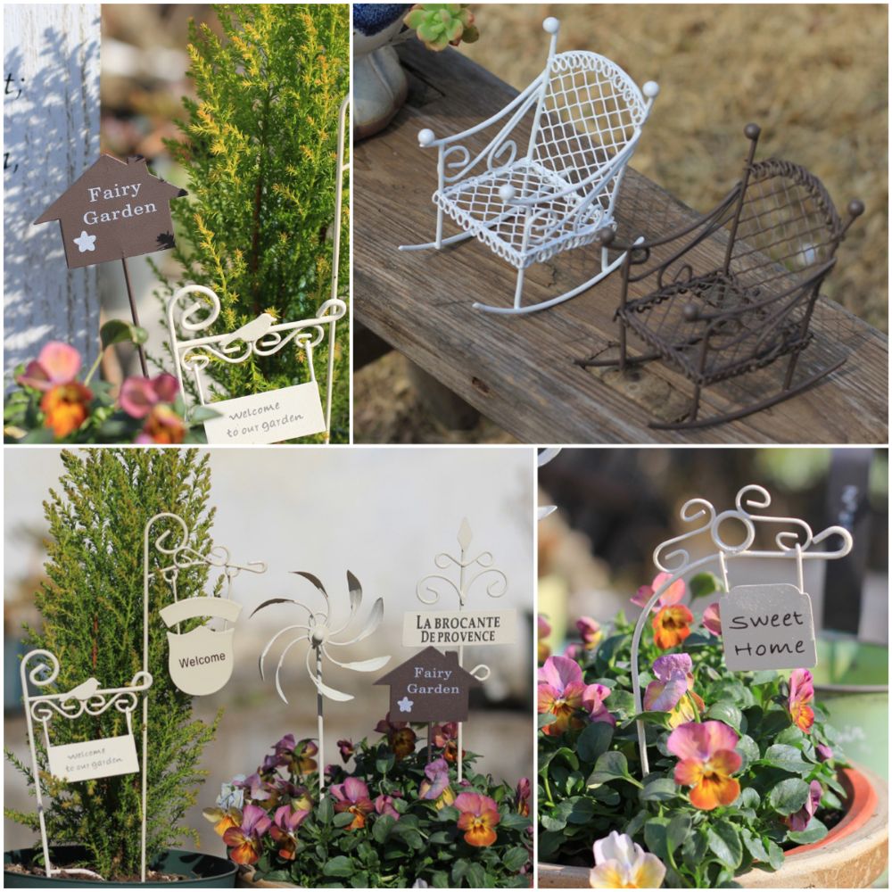 Metalen poppenhuismeubilair Wi - Bonsai Garden Photos recensie en prijs