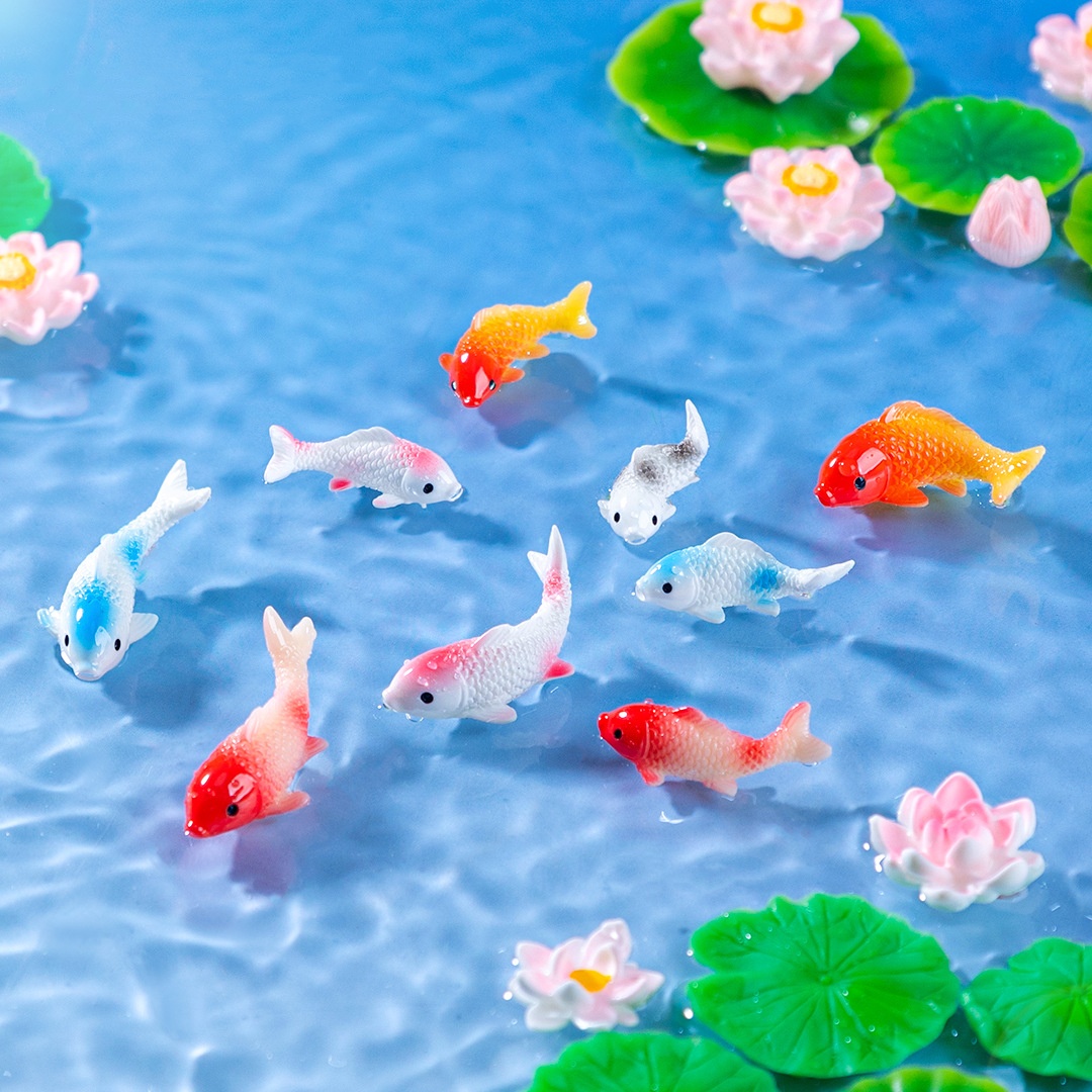 10 STKS Mini Koi Vis Hars Goud - Bonsai Garden Mini recensie en prijs