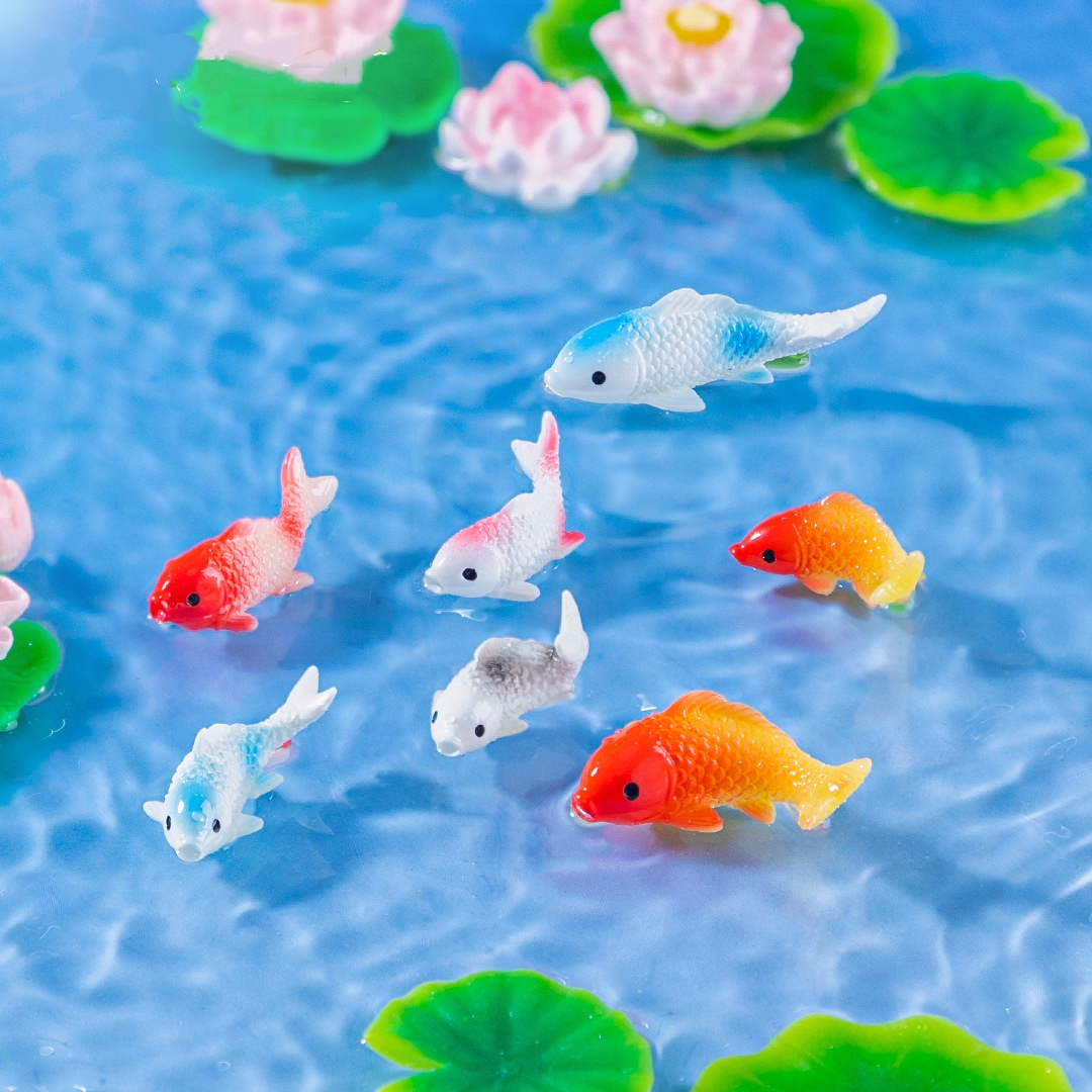 10 STKS Mini Koi Vis Hars Goud - Bonsai Garden Mini recensie en prijs