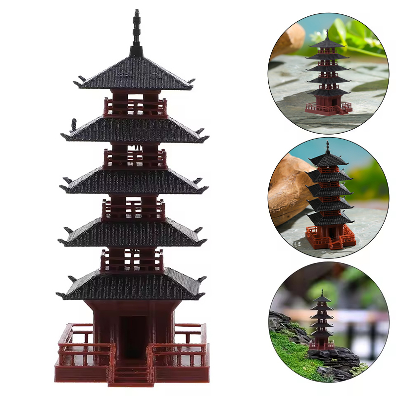 Mini Pagode Standbeeld Oud Geb - Bonsai Garden Mini recensie en prijs