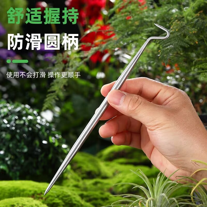 Solide roestvrijstalen wortelh - Root Hook Tool recensie en prijs