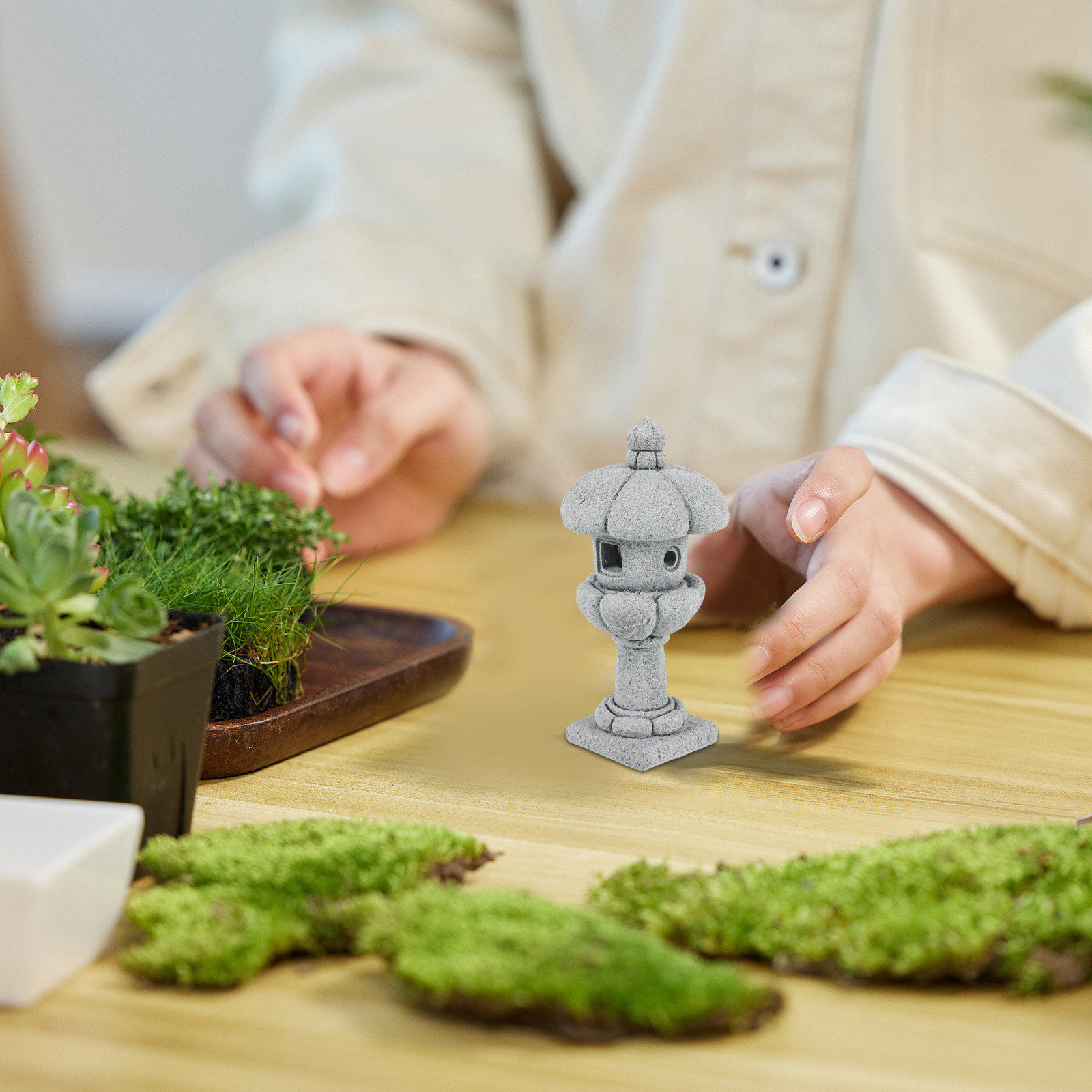 Miniatuur stenen lantaarnpagod - Japanese Garden Bonsai recensie en prijs